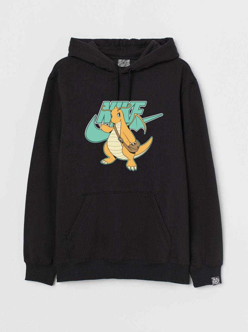 Dragonite anime hoodie black