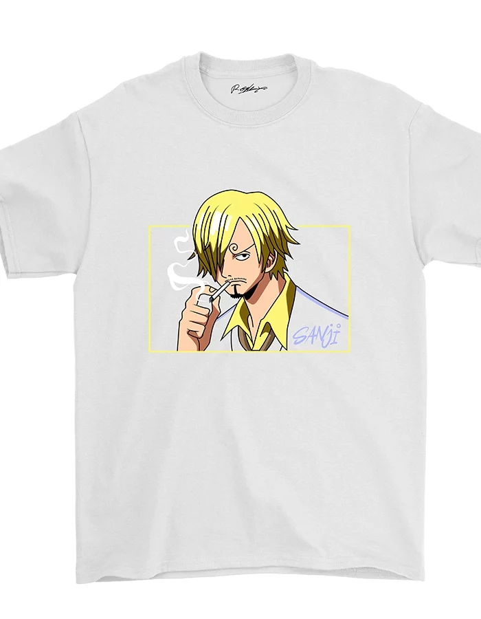 sanji custom shirt one piece design anime manga straw hat pirates clothing limited edition