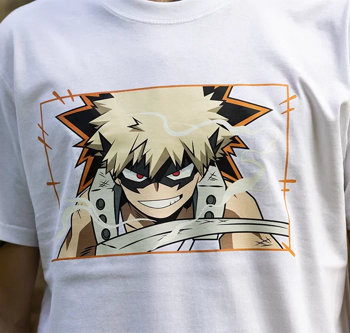 bakugo mijn held academia aangepaste shirt ontwerper anime manga kleding deku alle macht
