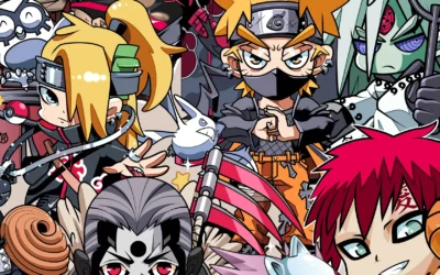 10 Naruto Anime Chibi-illustraties